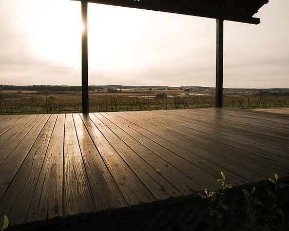 Stage along the Vineyard